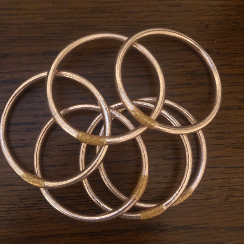 Budha Girl Gold bracelet set (6)